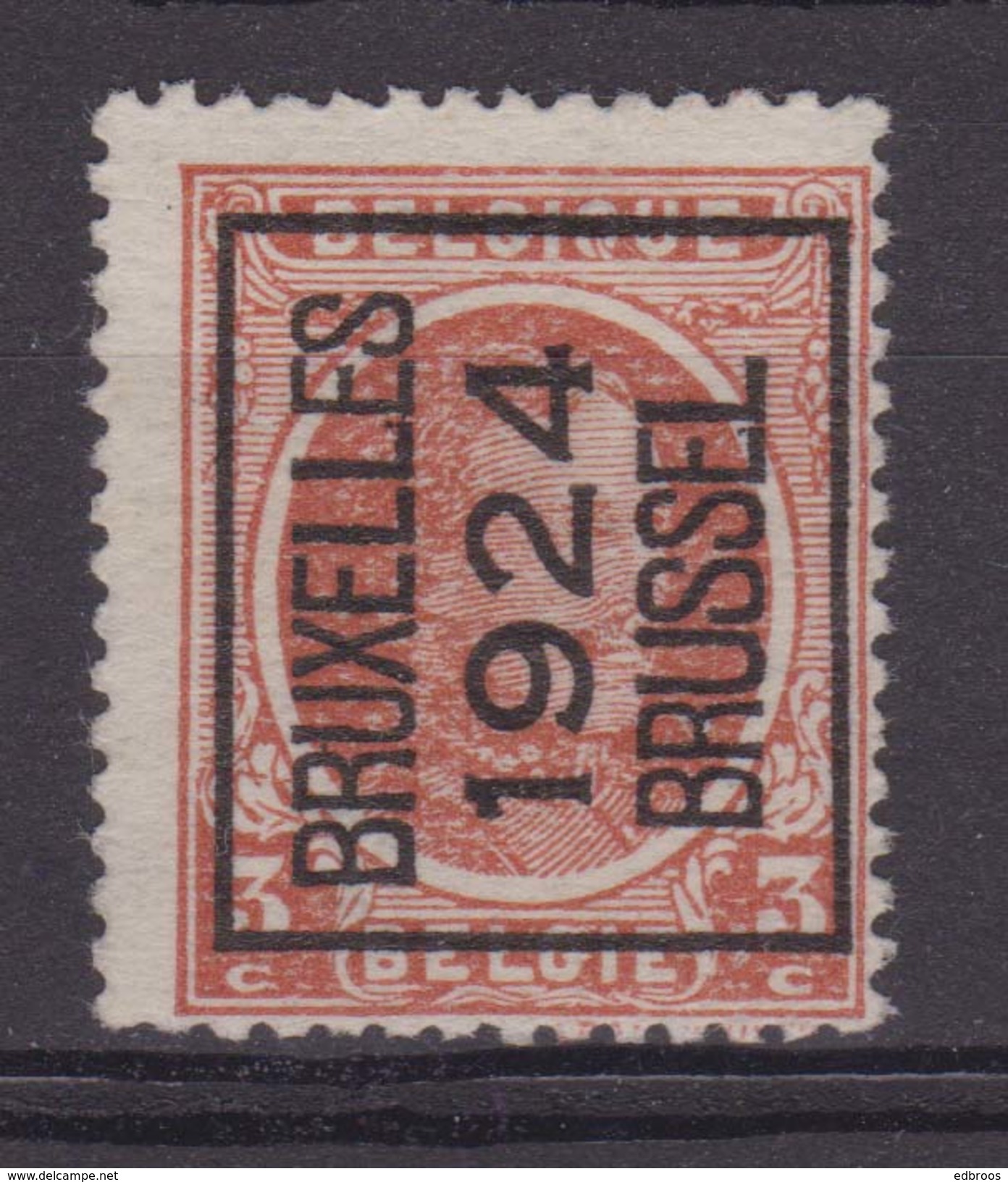 België/Belgique  Preo  Typo  N° 98A Bruxelles/Brussel 1924 V1a Luppi. - Typos 1922-31 (Houyoux)