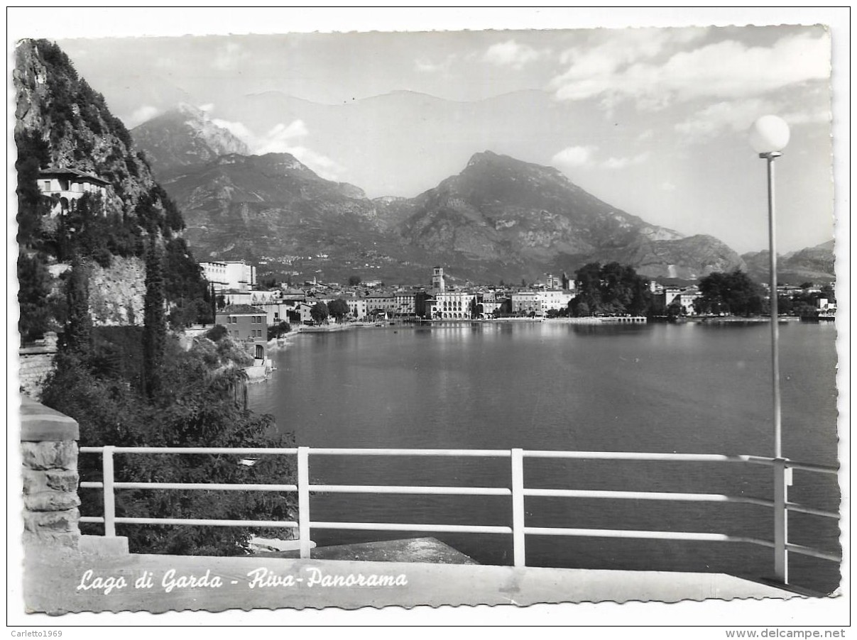 RIVA PANORAMA - LAGO DI GARDA  VIAGGIATA FG - Trento