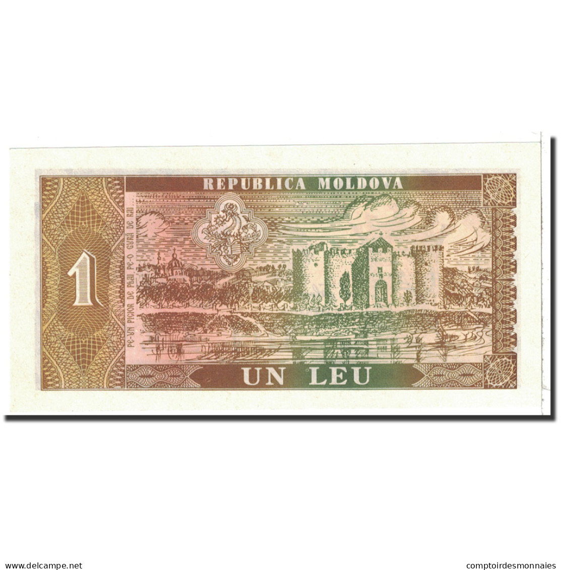 Billet, Moldova, 1 Leu, 1992, Undated, KM:5, NEUF - Moldavie