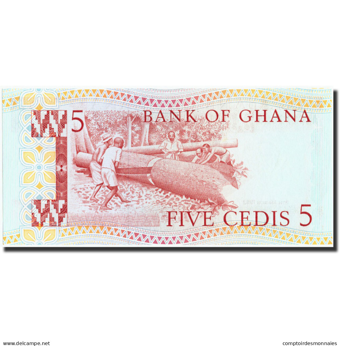 Billet, Ghana, 5 Cedis, 1982, 1982-03-06, KM:19c, NEUF - Ghana