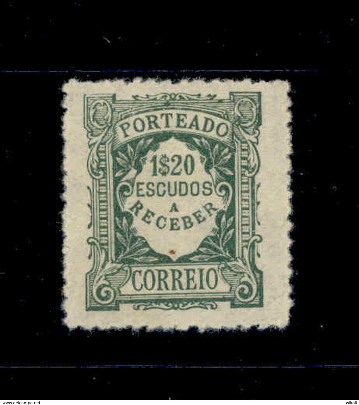 ! ! Portugal - 1922 Postage Due 1$20 - Af. P 44 - No Gum - Nuovi