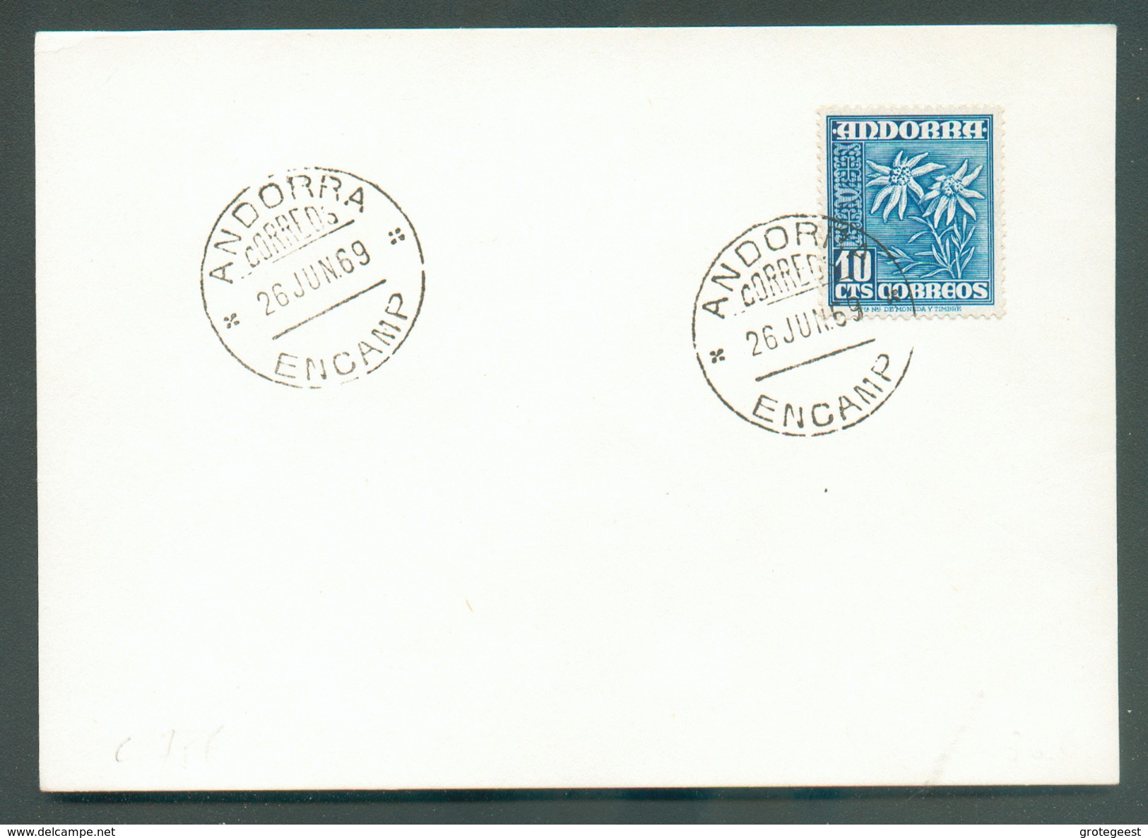 N°43C Sur FDC Obl. ENCAMP - 11837 - Lettres & Documents