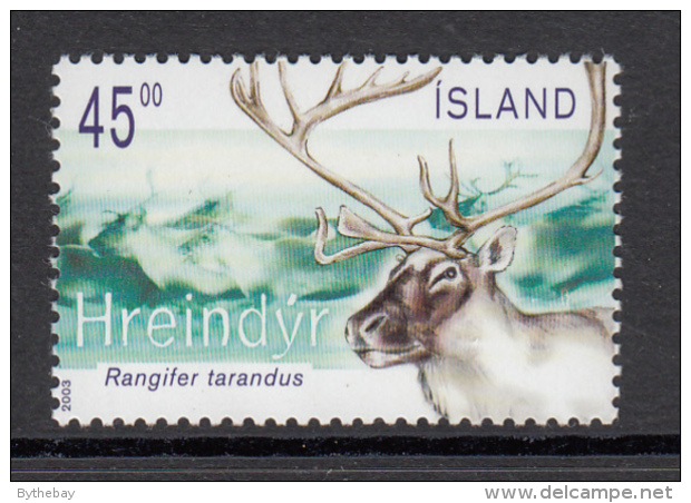 Iceland MNH 2003 Scott #999 Reindeer - Neufs