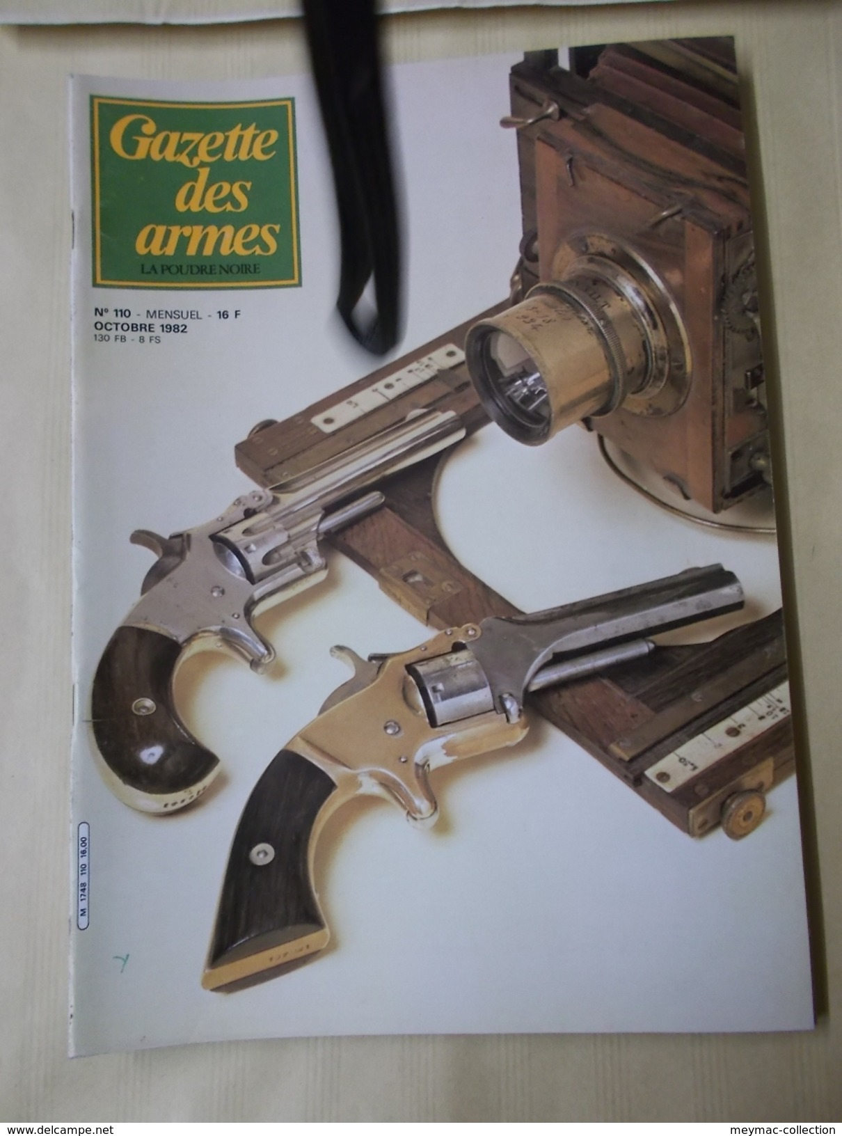 MILITARIA CIVIL REVUE LA GAZETTE DES ARMES PAR 6 NUMEROS ICI 107 AU 112 ANNEE 1982 fusil pistolet épée munition armée