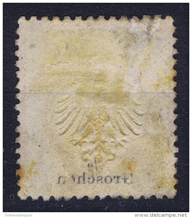 Deutsche Reich: Mi Nr 3 MH/* Falz/ Charniere Spot - Unused Stamps