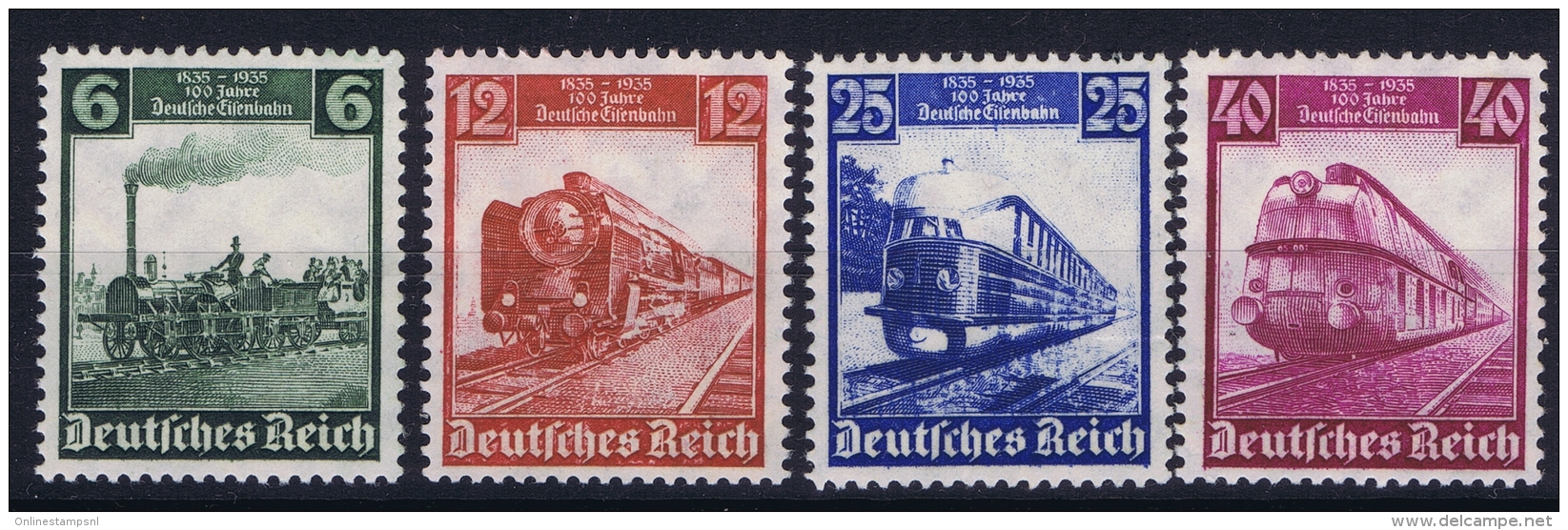 Deutsche Reich:  Mi Nr 580 - 583 Postfrisch/neuf Sans Charniere /MNH/**  1935 - Unused Stamps