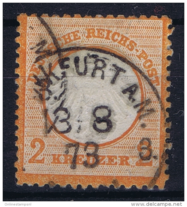 Deutsche Reich:  Mi Nr 15 Gestempelt/used/obl. - Used Stamps