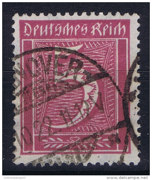 Deutsche Reich:  Mi Nr 177 Gestempelt/used/obl. 1921 Signed/ Signé/signiert BPP - Gebraucht