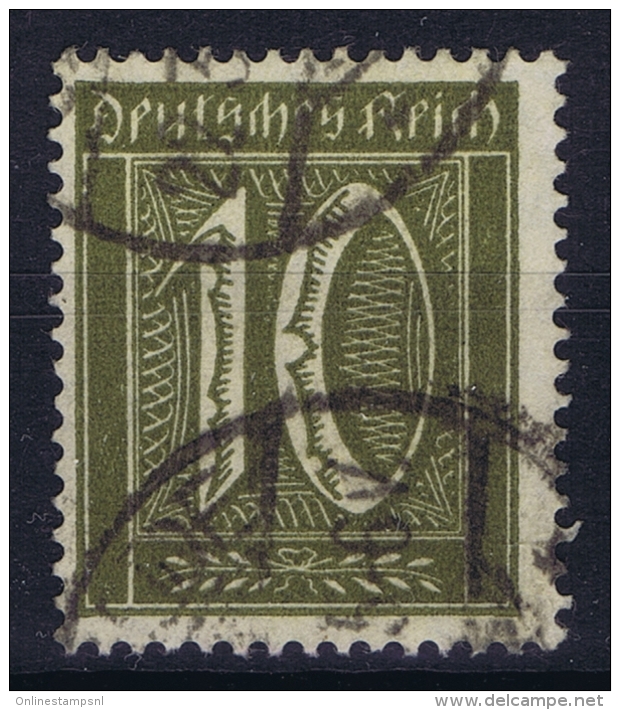 Deutsche Reich:  Mi Nr 178 Gestempelt/used/obl. 1921 - Gebraucht