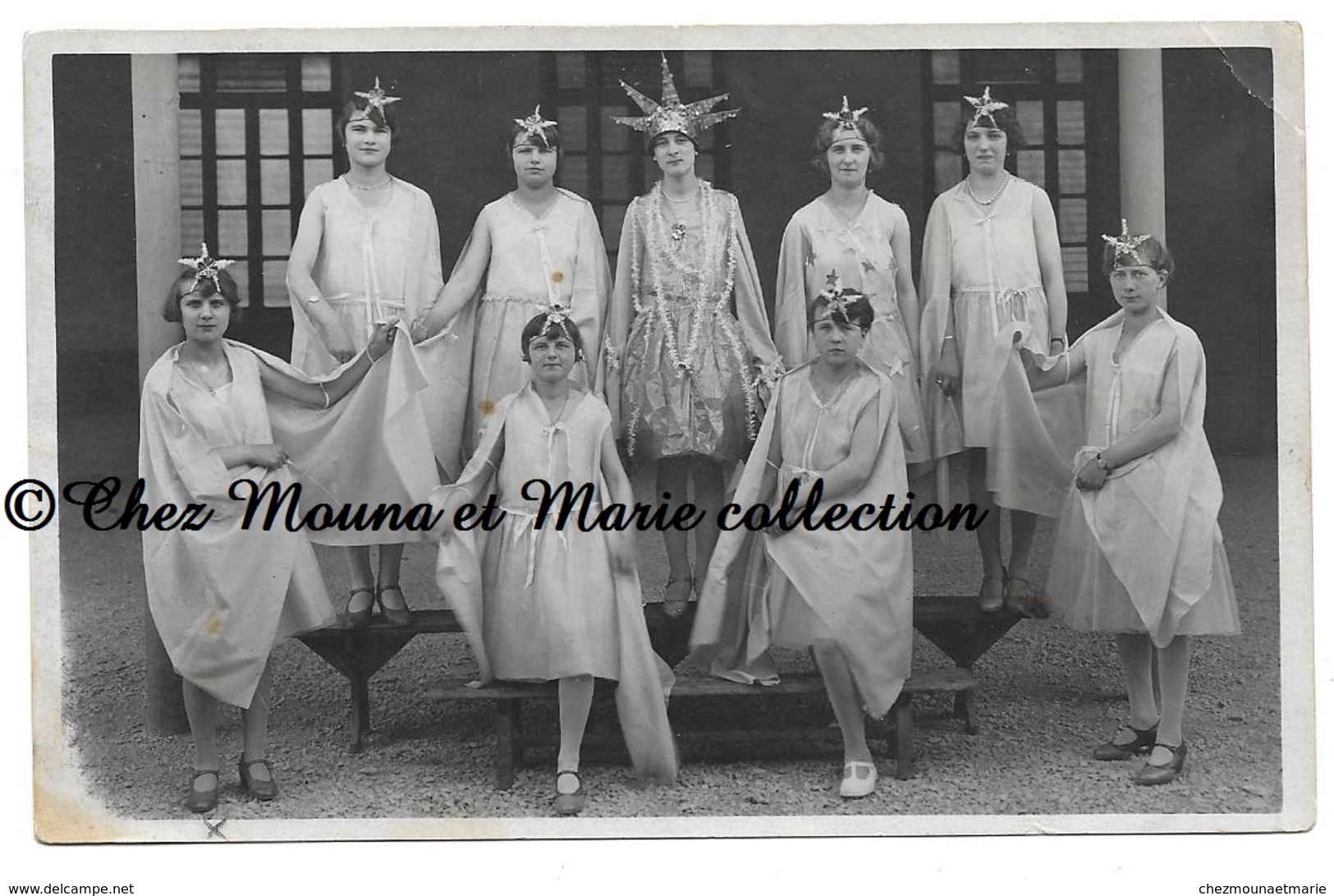 NUITS SAINT ST GEORGES 1929 - JEUNES FILLES D UN BALLET D ETOILES - COTE D OR - CARTE PHOTO - Nuits Saint Georges