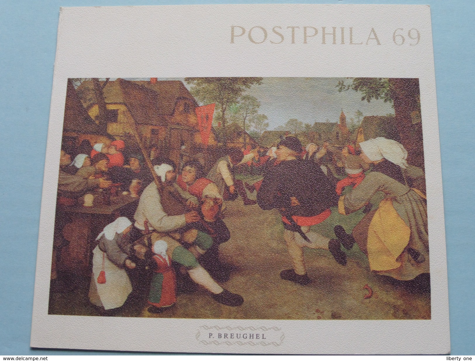 POSTPHILA 69 ( P. Breughel / Zie Foto ) Brussel 10-5-1969 Postphila 1969 ! - 1961-1970