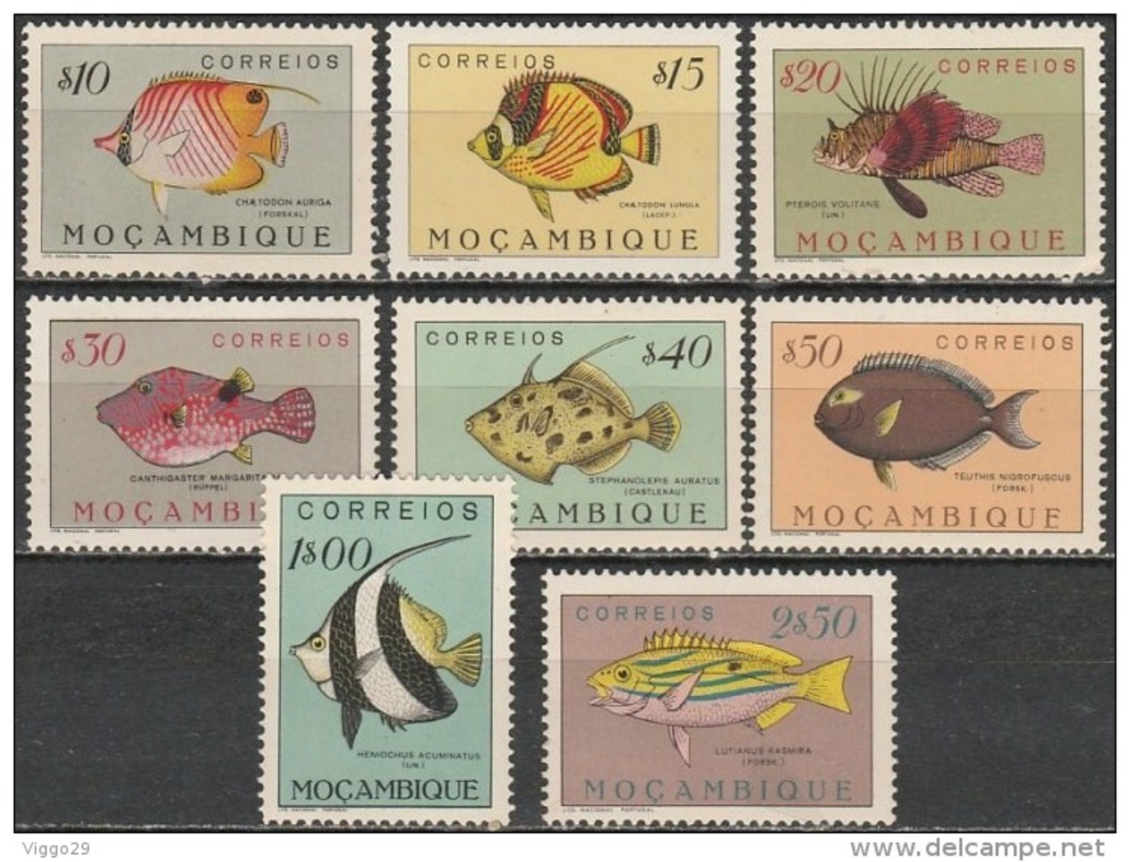 Mozambique - 1951 - Fishes (MNH, **) - Mosambik