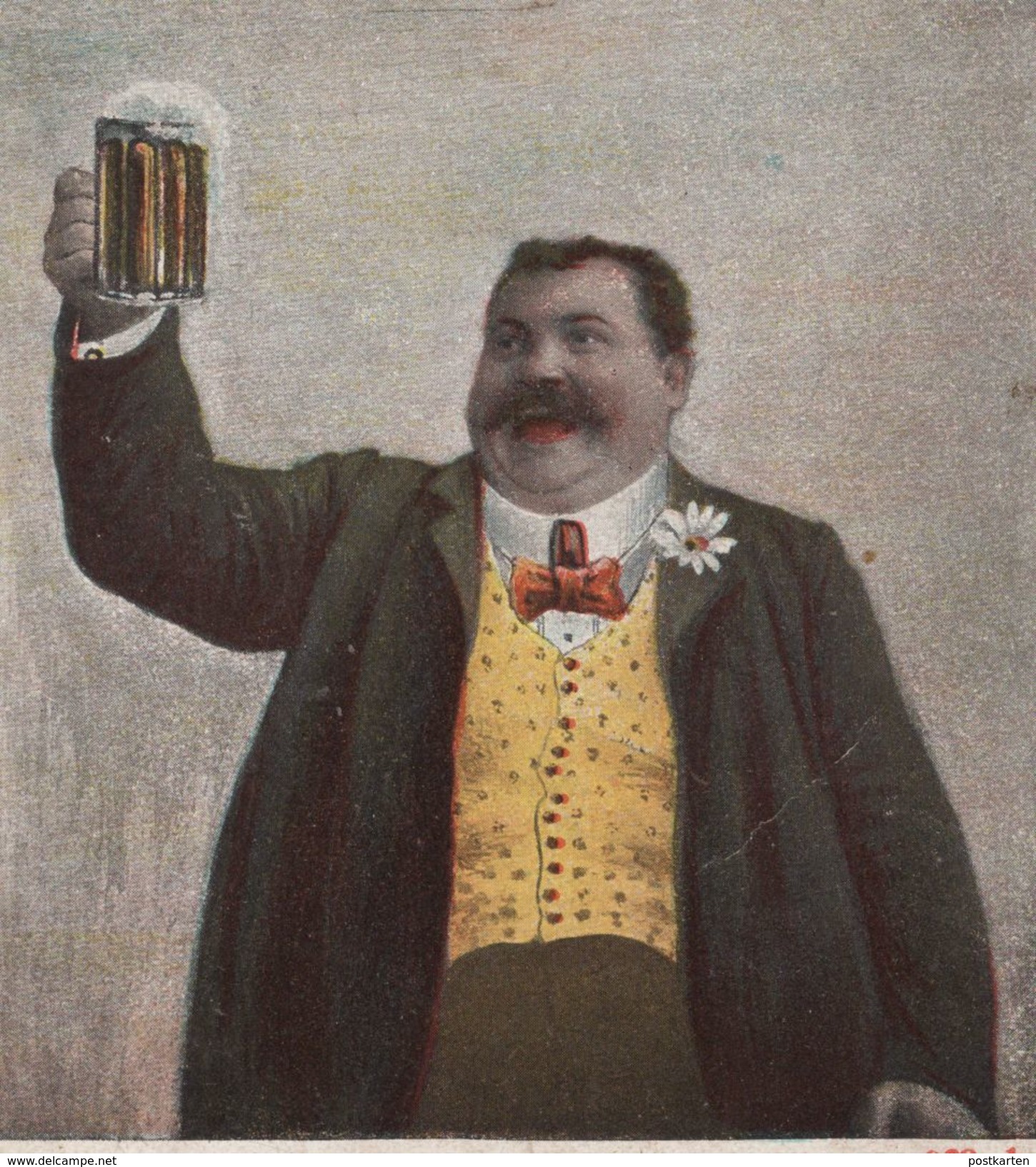 ALTE POSTKARTE GRÜSSE AUS ICKERN CASTROP-RAUXEL RECKLINGHAUSEN 20.03.1923 Bier Beer Mug Bierkrug Ansichtskarte Postcard - Castrop-Rauxel