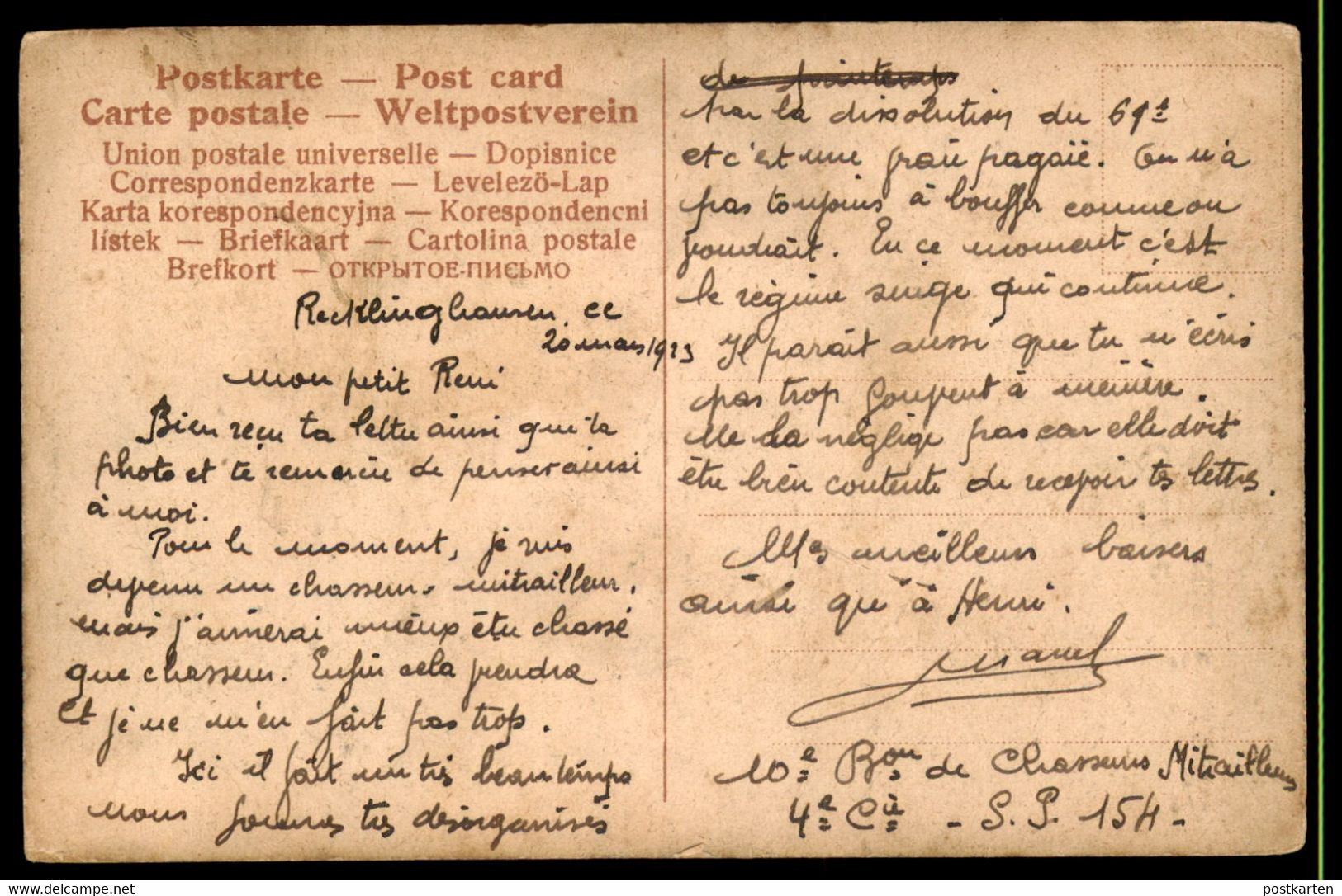 ALTE POSTKARTE GRÜSSE AUS ICKERN CASTROP-RAUXEL RECKLINGHAUSEN 20.03.1923 Bier Beer Mug Bierkrug Ansichtskarte Postcard - Castrop-Rauxel