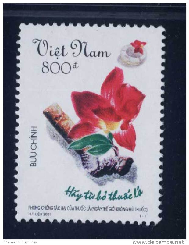 Vietnam Viet Nam MNH Perf Withdrawn Stamp 2001 : Preventing The Tobacco Harm / World Day Non-smoker (Ms864) - Vietnam