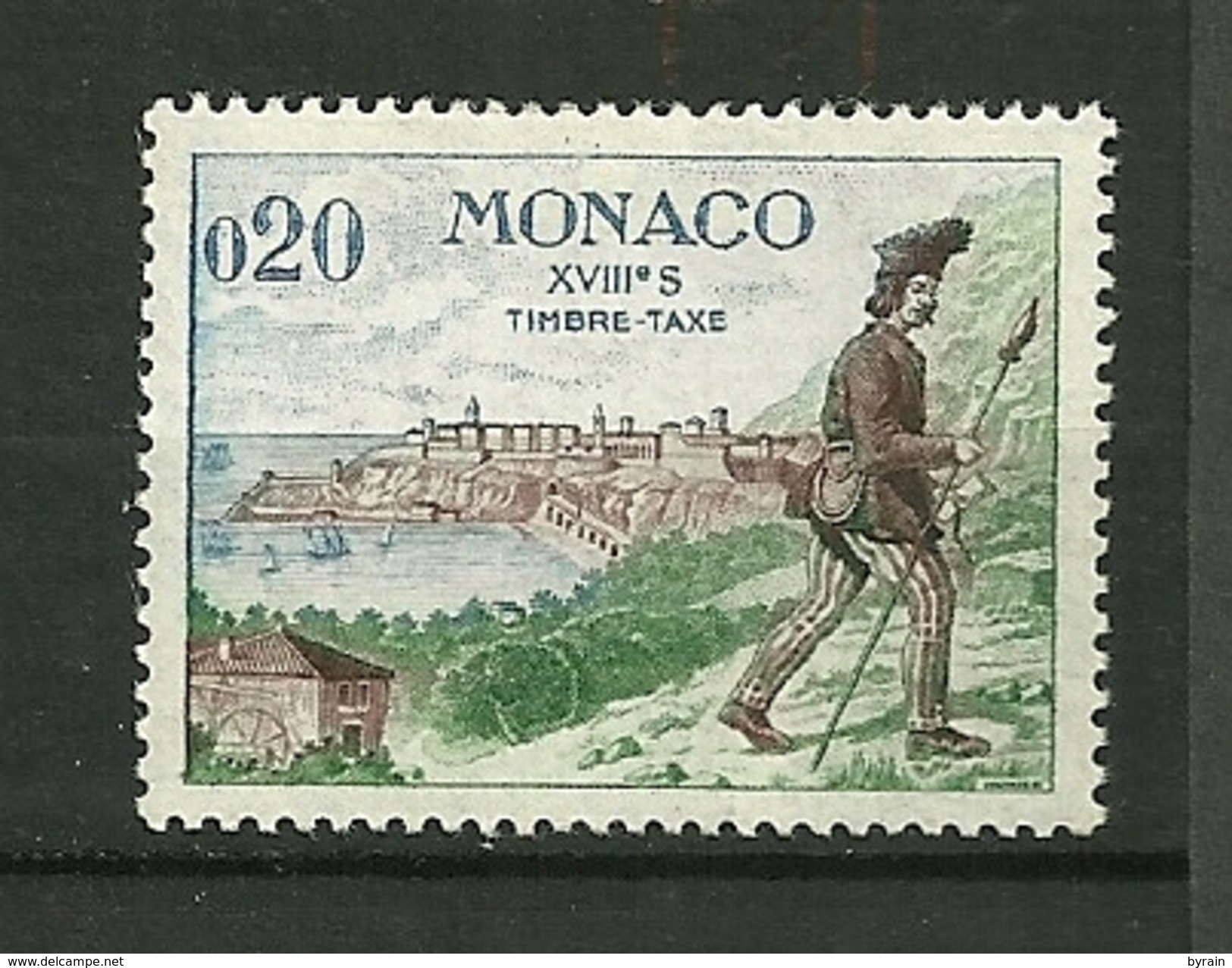 MONACO 1960  TAXE   N°60   " Pédon Chargé Du Transport Du Courrier Entre Monaco Et Nice "     NEUF - Impuesto