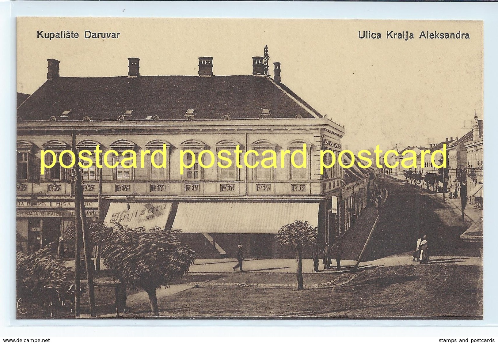 KUPALISTE DARUVAR, CROATIA - ULICA KRALJA ALEKSANDRA. OLD POSTCARD C.1910 #684. - Croatia