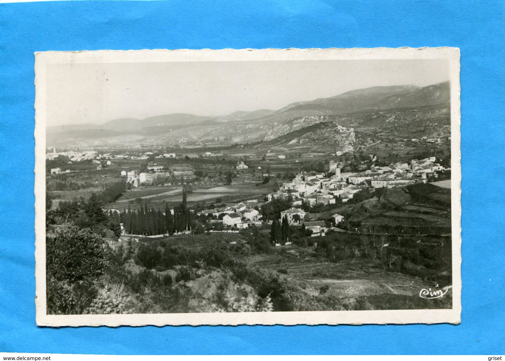 SALAVAS -VALLON Panoramique-a Voyagé En 1949 -édition Combier - Autres & Non Classés