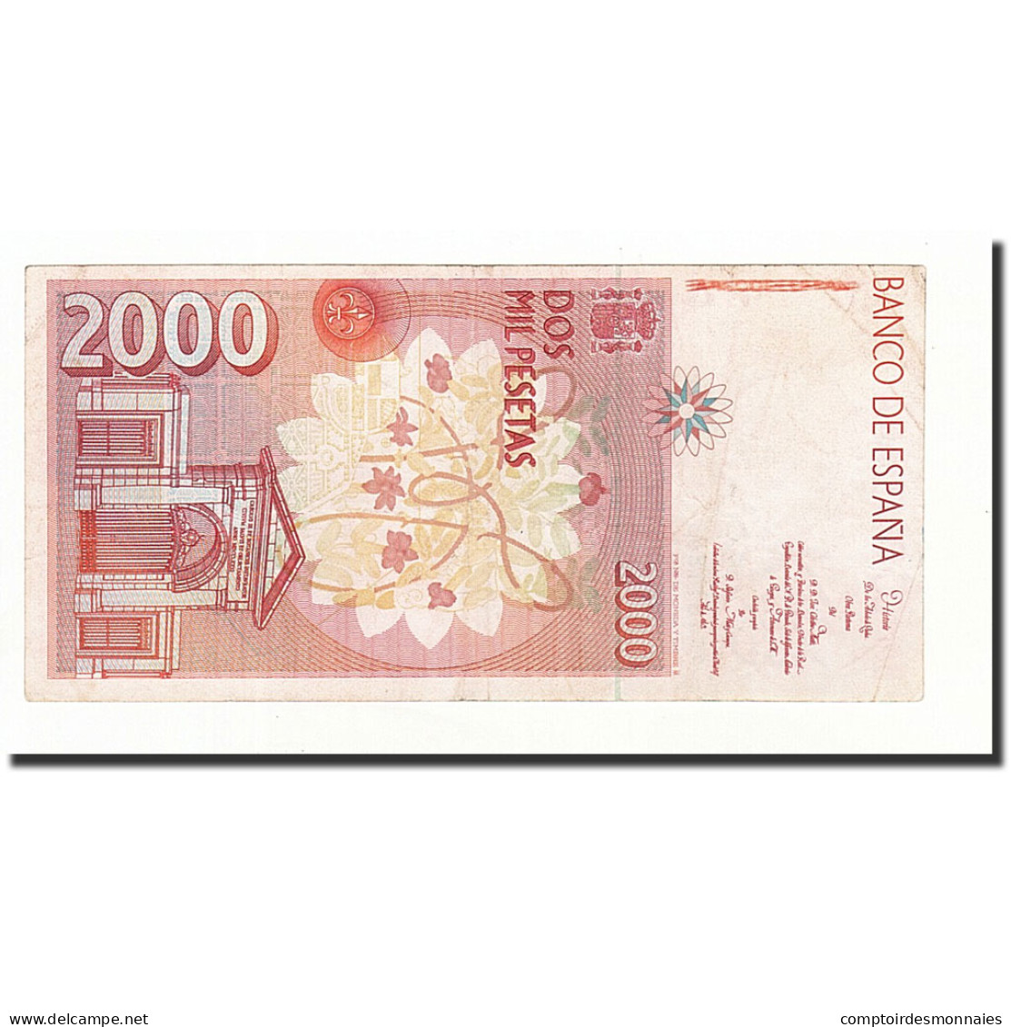 Billet, Espagne, 2000 Pesetas, 1992, 1992-04-24, KM:164, TTB - [ 4] 1975-… : Juan Carlos I