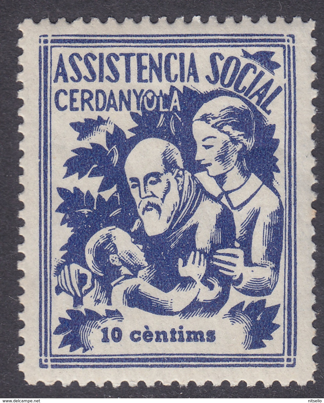 LOTE 2112   ///  (C100) VIÑETA REPUBLICANA CERDANYOLA (BARCELONA) Nº 2 FESOFI/SOFIMA **MNH - Republikanische Ausgaben