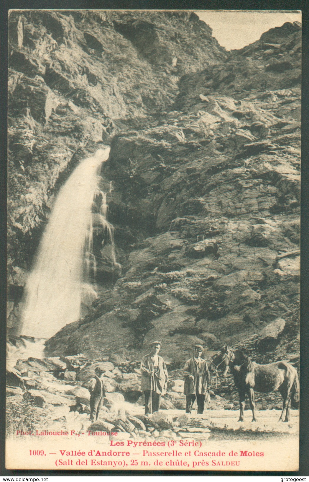 TB Carte Neuve De La Vallée D'ANDORRE Avec Passerelle Et Cascade De MOLES (Salt Del Estanyo) + Anes  - 11854 - Andorre