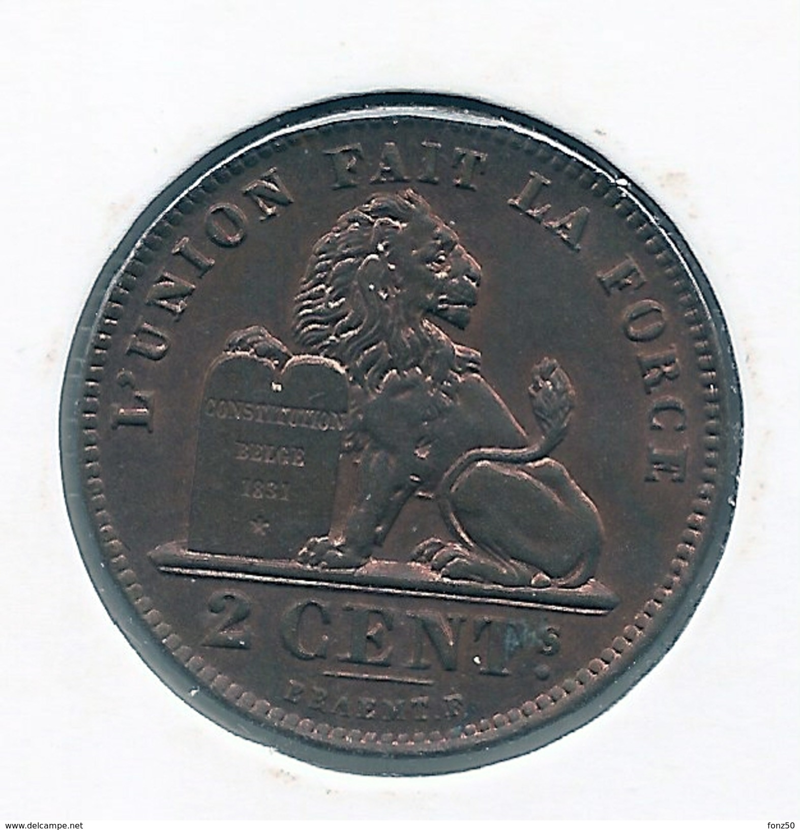 2 Cent 1919 Frans * Prachtig / F D C * Nr 8923 - 2 Cents