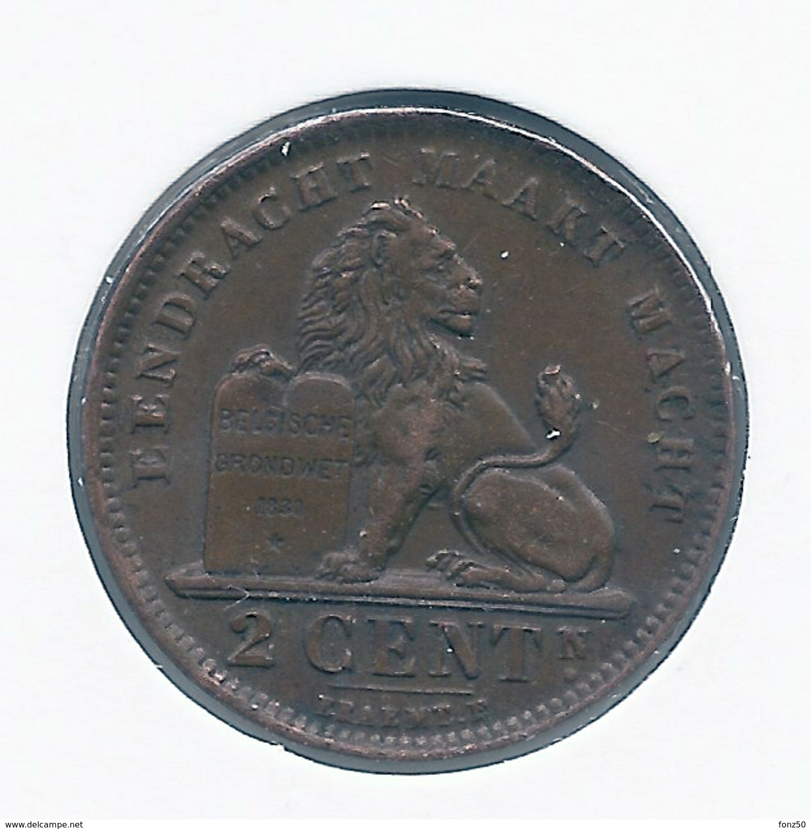 2 Cent 1919 Vlaams * Prachtig * Nr 8345 - 2 Centimes
