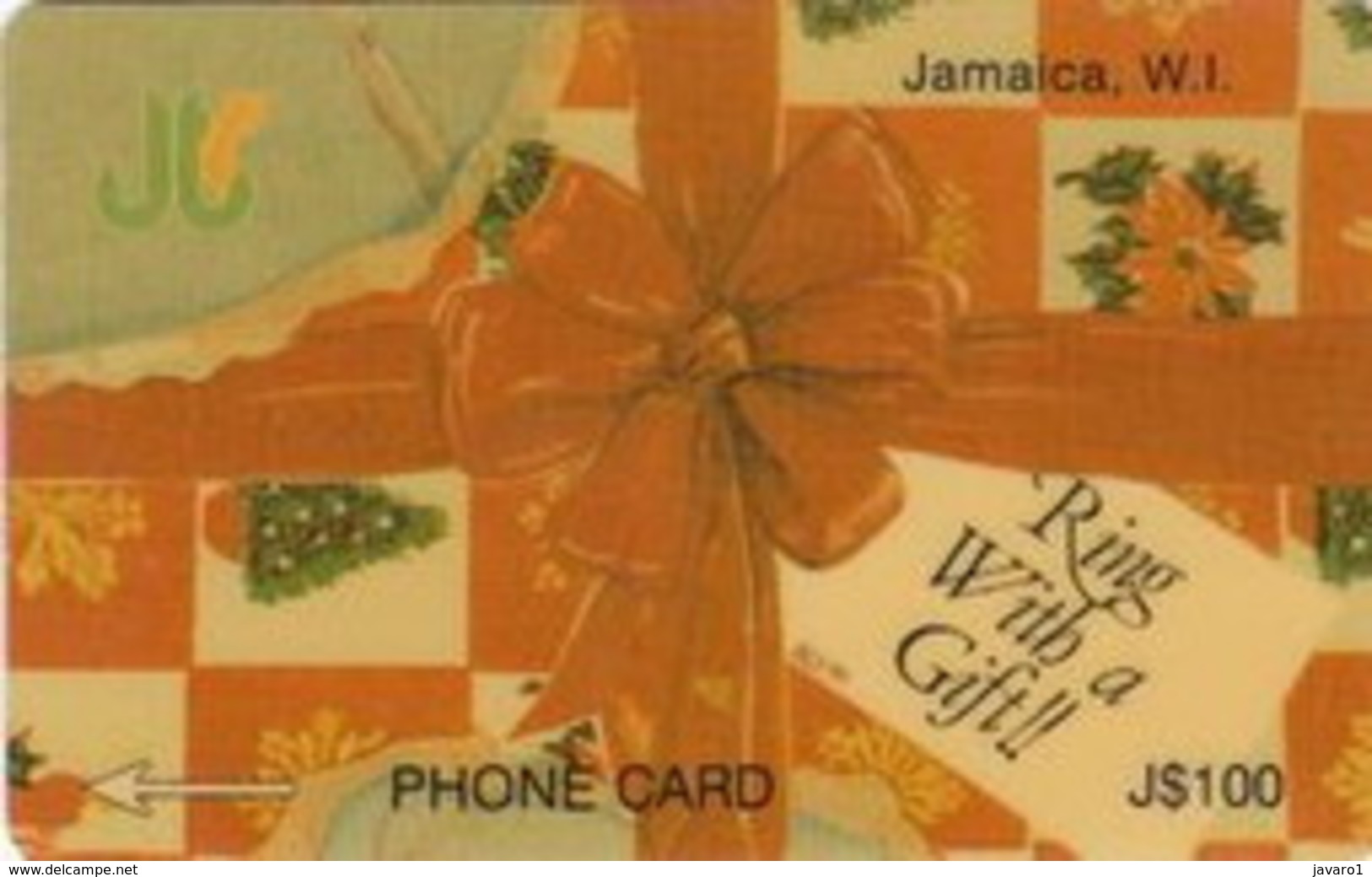 JAMAICA : DUMMY NO CONTROL  ON White Strip On REVERSE - Jamaïque