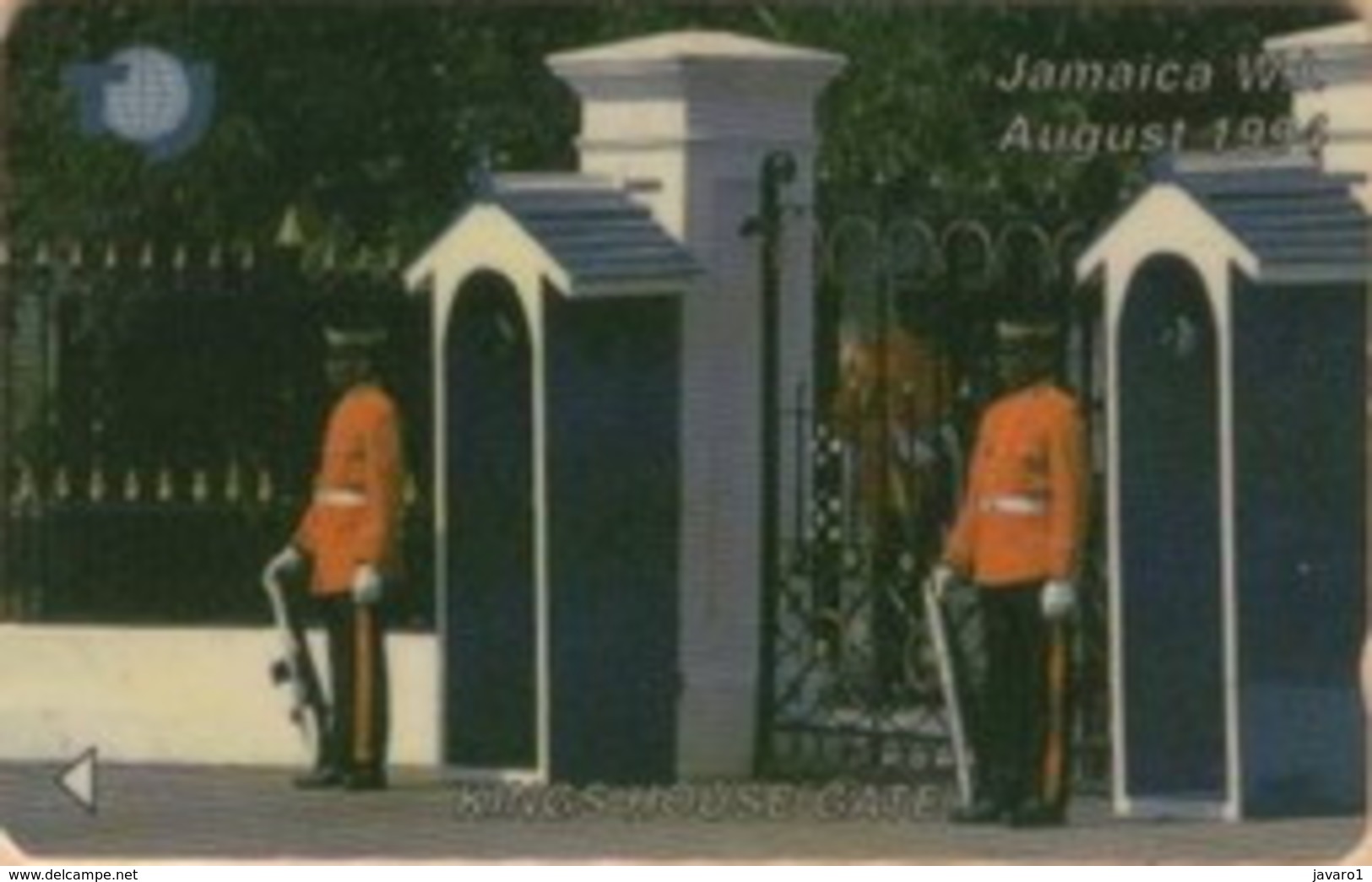 JAMAICA : DUMMY NO CONTROL  ON Grey Strip On REVERSE - Jamaïque