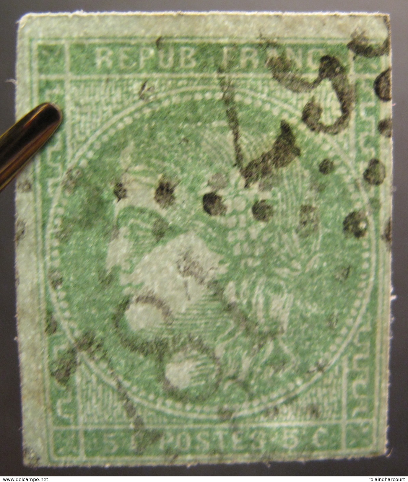 LOT GD/541 - CERES EMISSION DE BORDEAUX N°42B - DOUBLE LGC DIFFERENTS - Cote : 180,00 &euro; - 1870 Uitgave Van Bordeaux