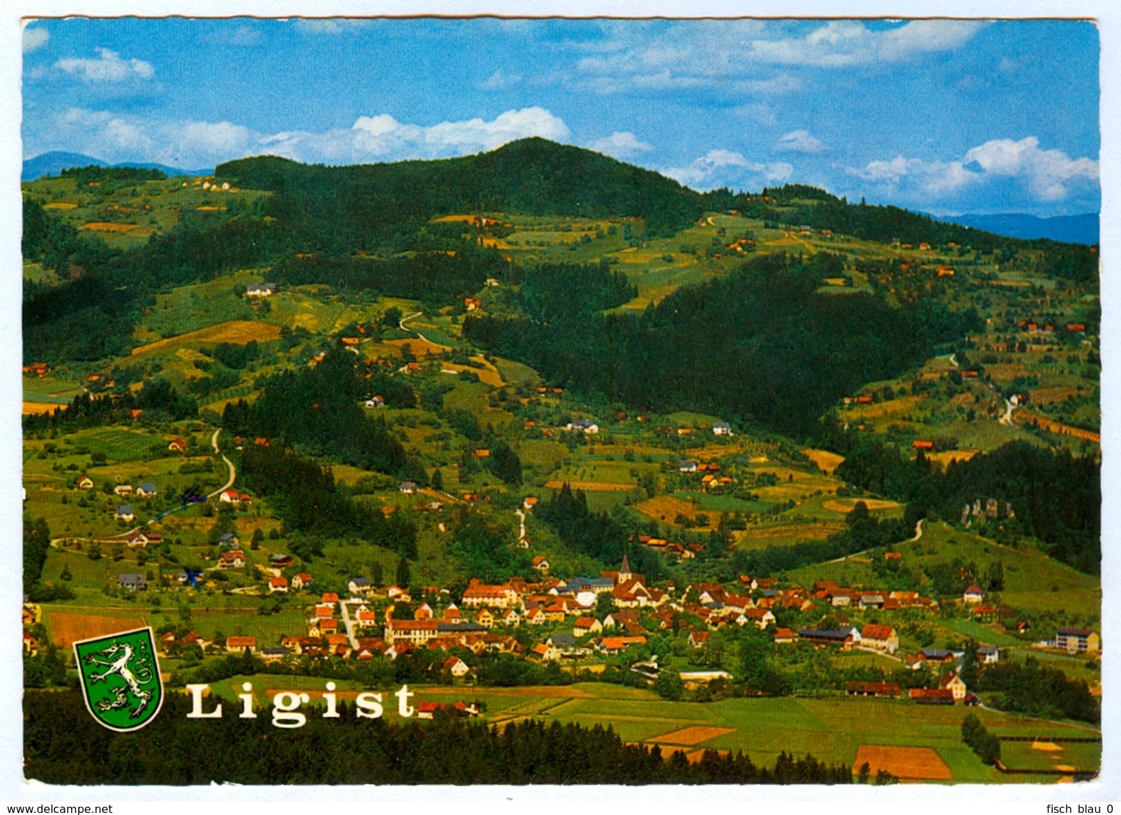 AK 8563 Ligist Luftbild Luftfoto Luftaufnahme Österreich Steiermark Verlag Hruby Weststeiermark Bezirk Voitsberg Austria - Ligist