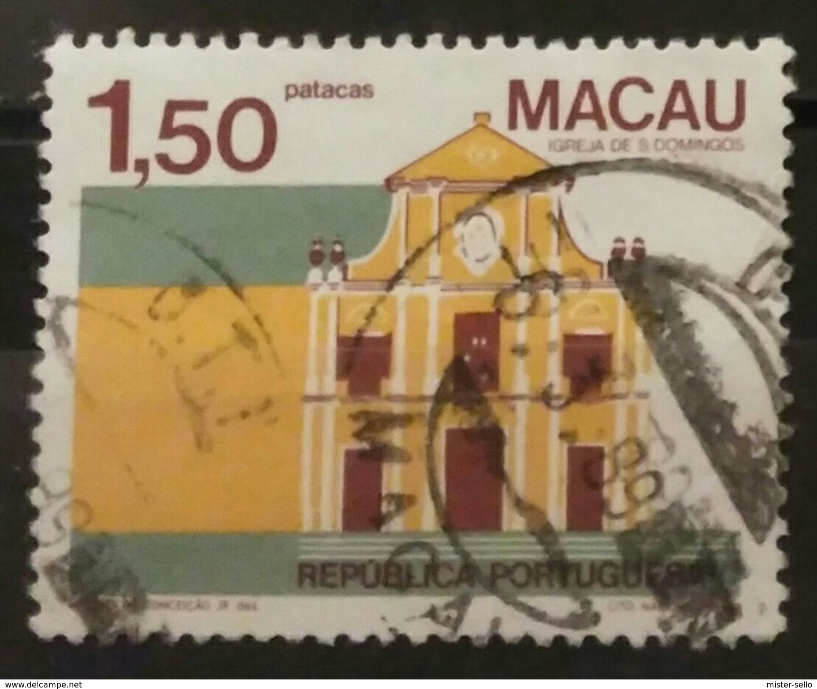 MACAO 1983 Buildings. USADO - USED. - Usados