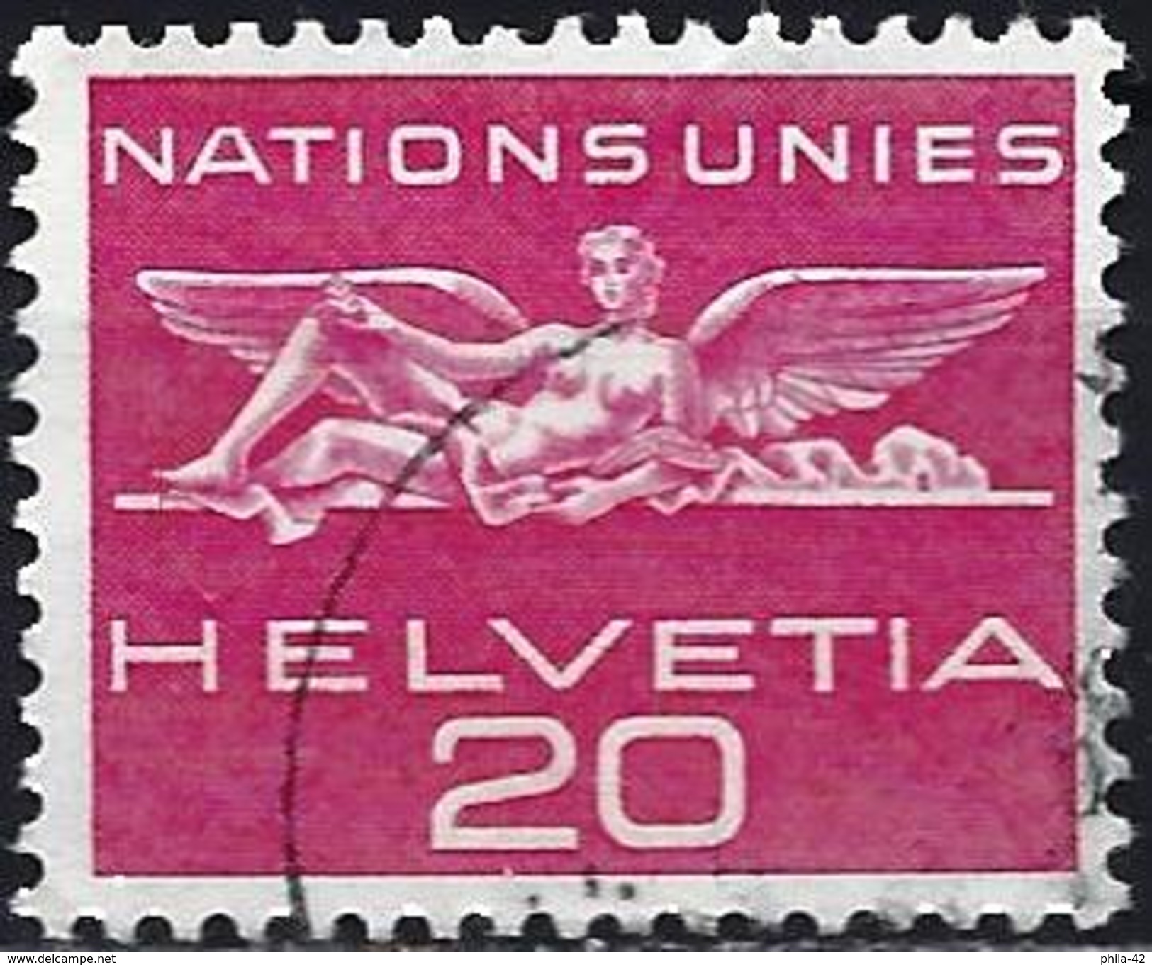 Switzerland 1955 - Official : United Nations, 10 Years ( Mi ONU 24 - YT S365 ) - Dienstmarken