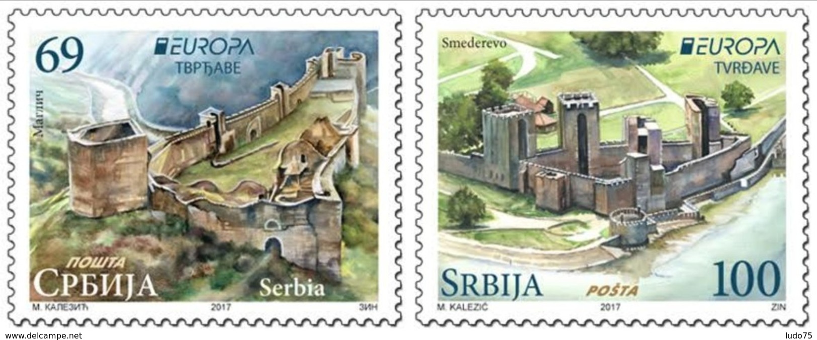 SERBIA SERBIE SERBIEN EUROPA CEPT Set Serie  2017, Neuve/mint/ungest. - Sonstige & Ohne Zuordnung