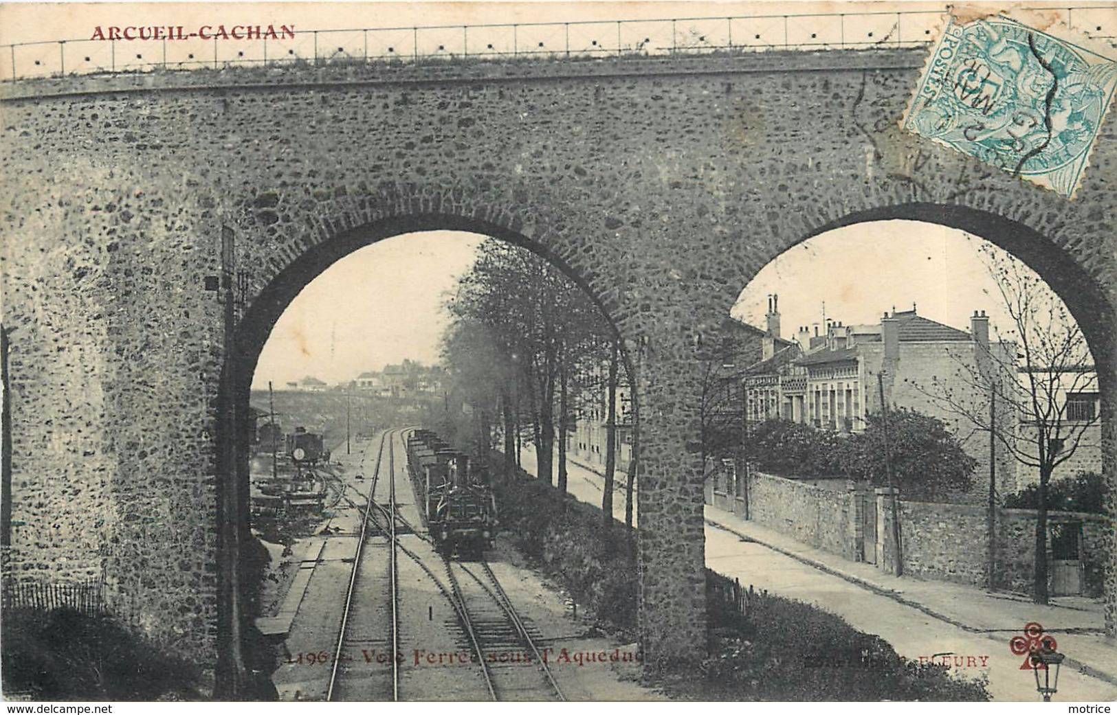 ARCEUIL CACHAN - Viaduc Et Train. - Trains