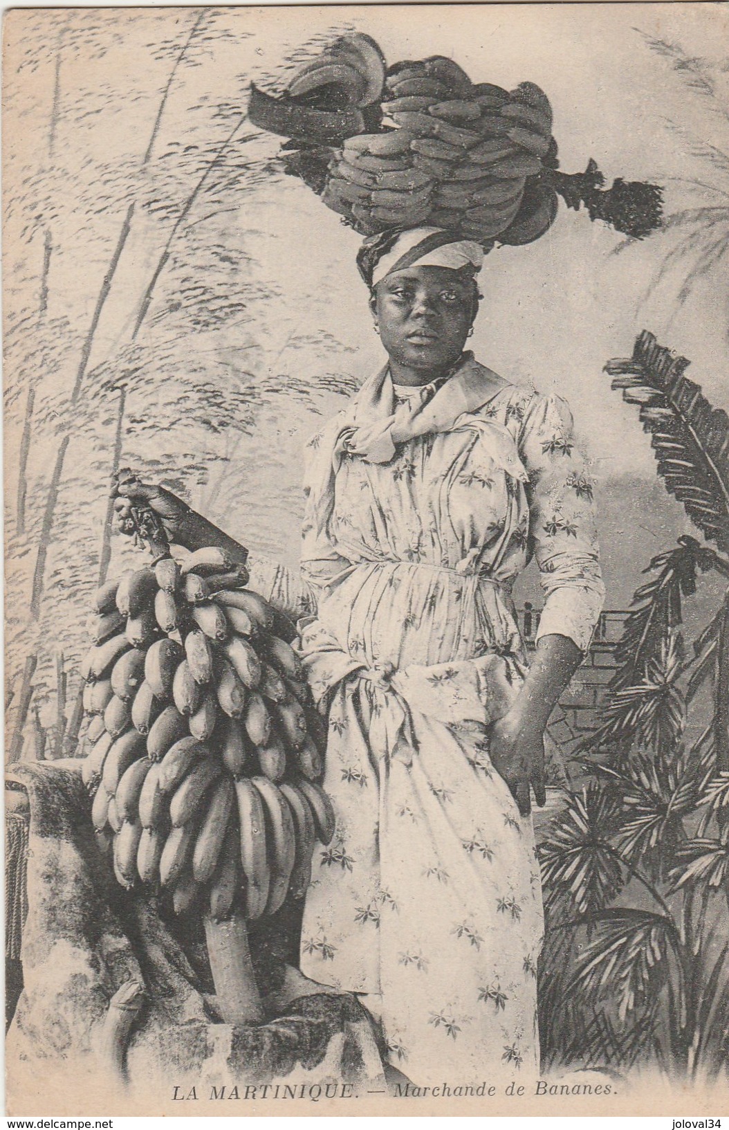 Martinique - Type - Marchande De Bananes - Autres & Non Classés