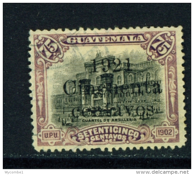 GUATEMALA  -  1921  Surcharge  50c On 75c   Used As Scan - Guatemala