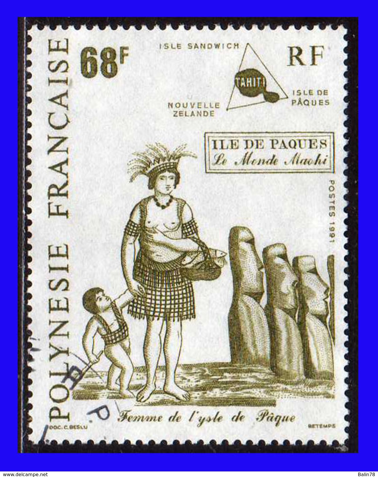 1991 - Polinesia F. - Sc. 560 - Usado - PO-111 - Oblitérés