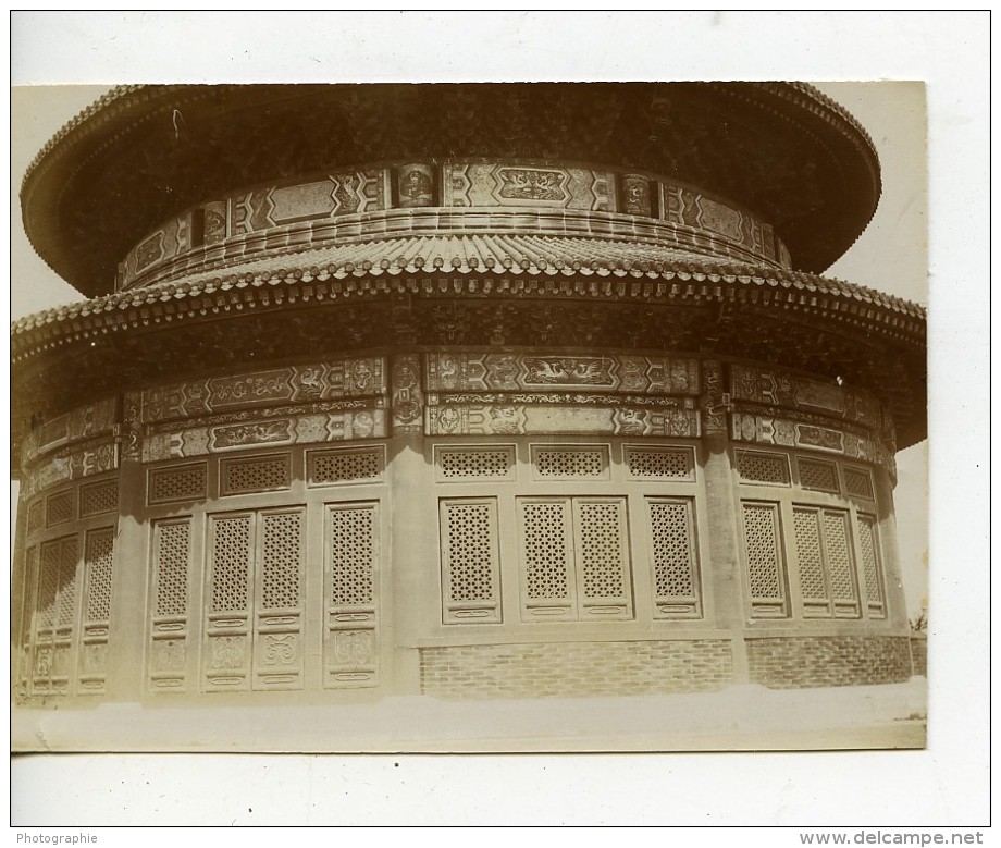 Chine Pékin Beijing Le Temple Du Ciel Ancienne Photo 1906 - Places