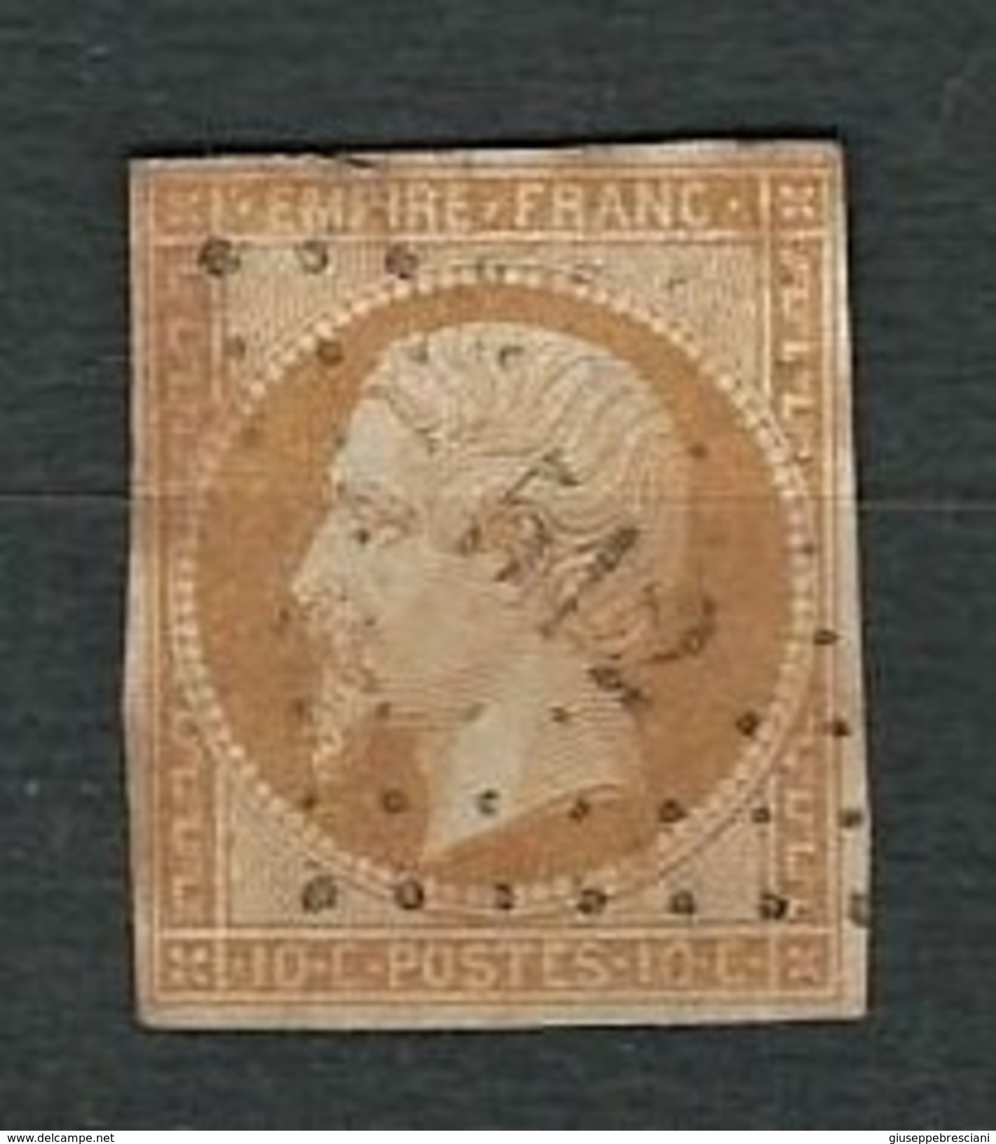 FRANCIA 1853 - Empereur Napoleon III -  10 C. - Yt:FR 13 - 1853-1860 Napoleone III