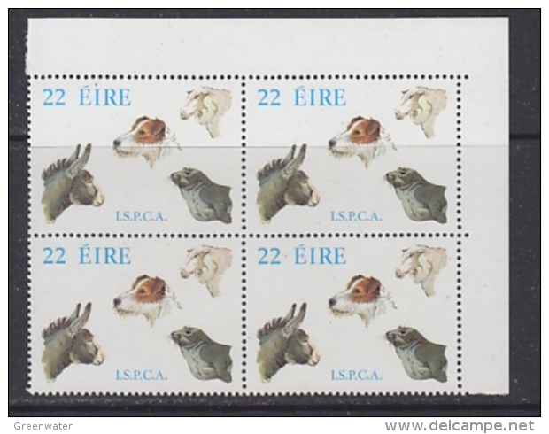 Ireland 1983 ISPCA / Animals 1v  Bl Of 4 ** Mnh (27795H) - Unused Stamps