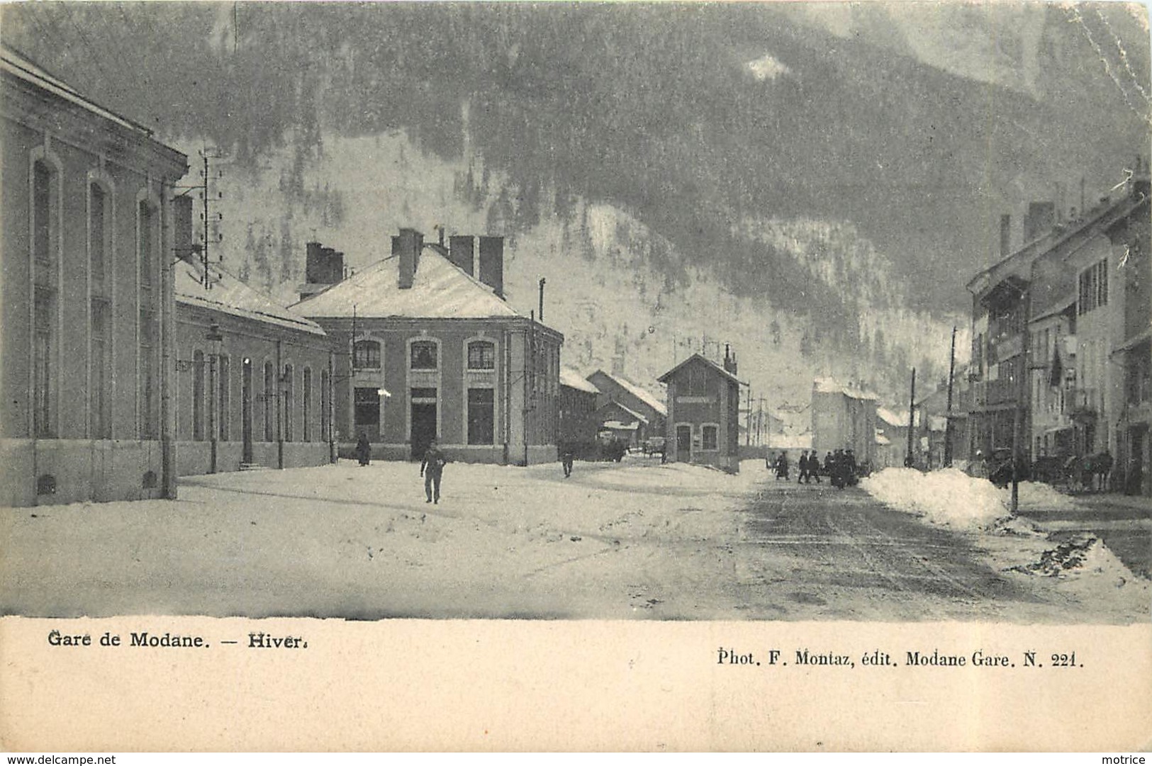 GARE DE MODANE - En Hiver. - Gares - Sans Trains