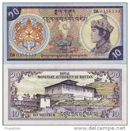 Bhoutan - Bhutan Billet De 10 Ngultrums Pick 15 Neuf 1er Choix UNC - Bhoutan