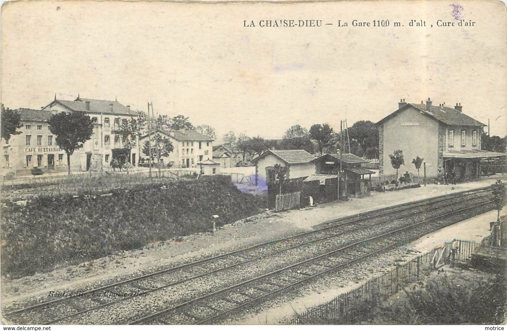 LA CHAISE DIEU - La Gare. - Gares - Sans Trains