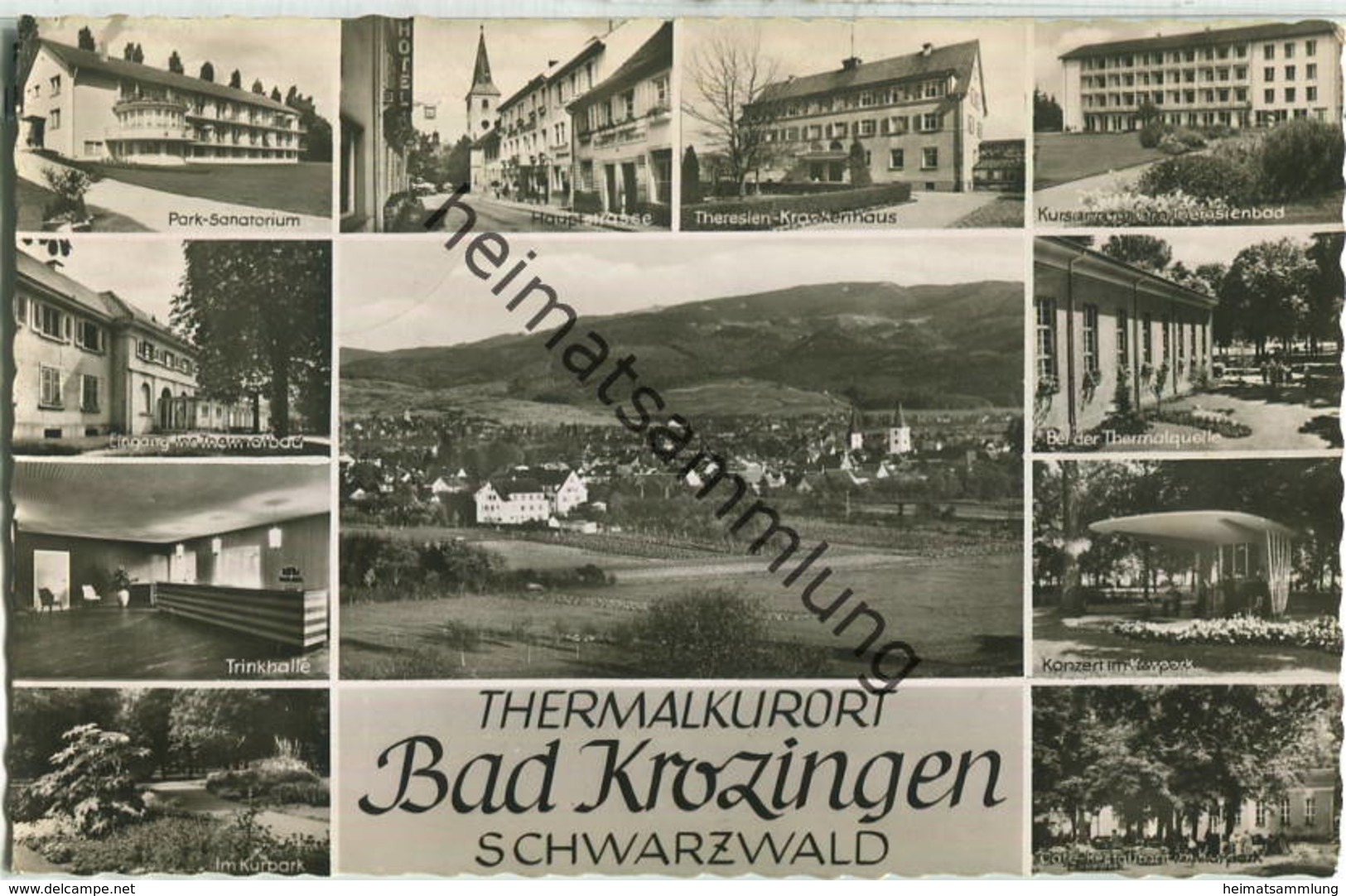 Bad Krozingen - Park Sanatorium - Foto-Ansichtskarte - Bad Krozingen