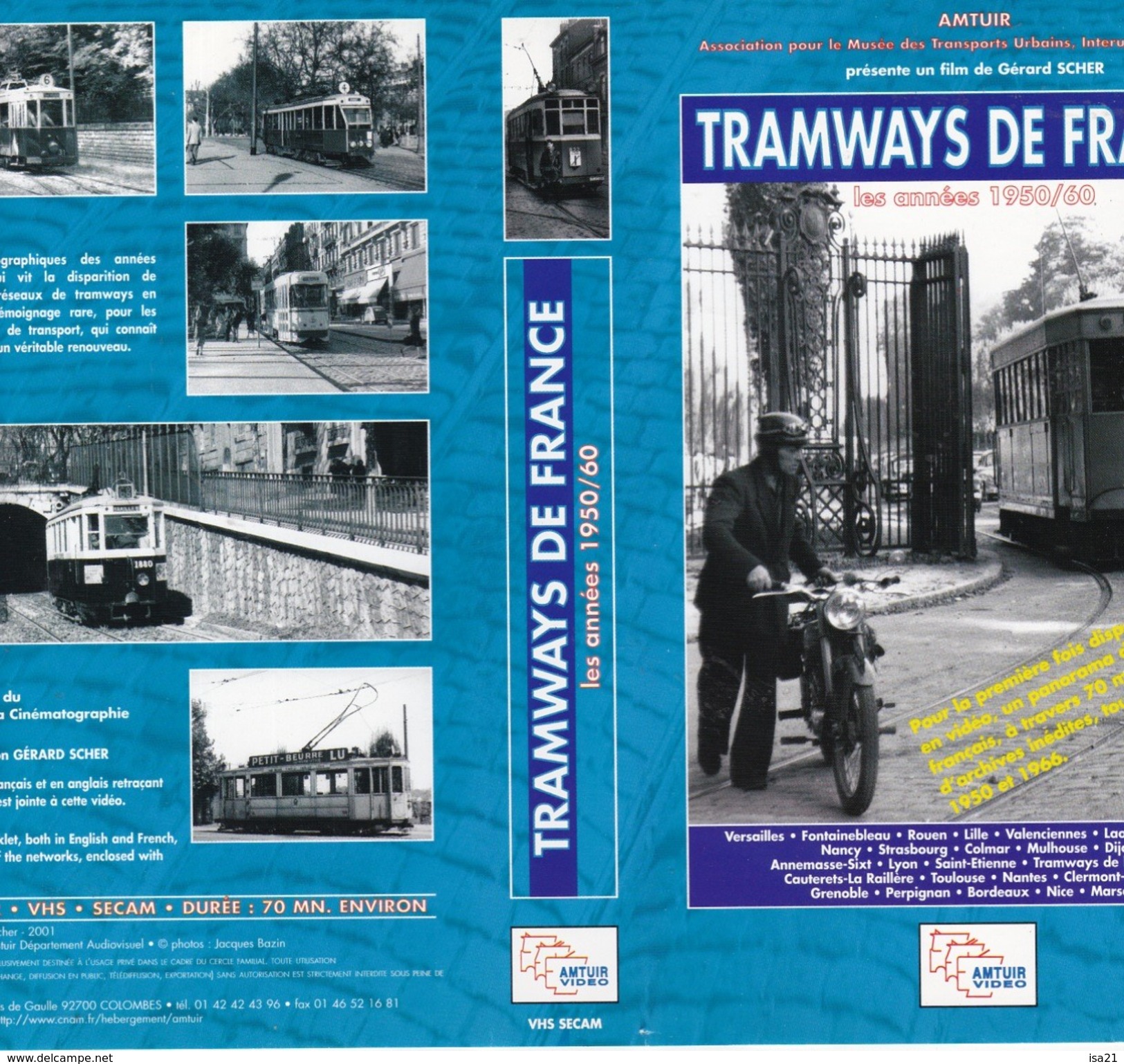 Cassette Sur Les Tramways De France  Années 50-66   2001 - Documentaires