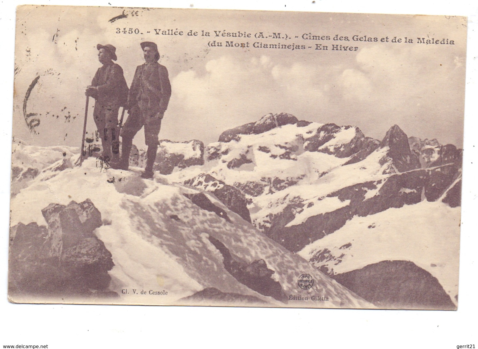 BERGSTEIGEN / Climbing / Alpiniste / Alpinista - Vallee De La Vesubie, 1920 - Escalada