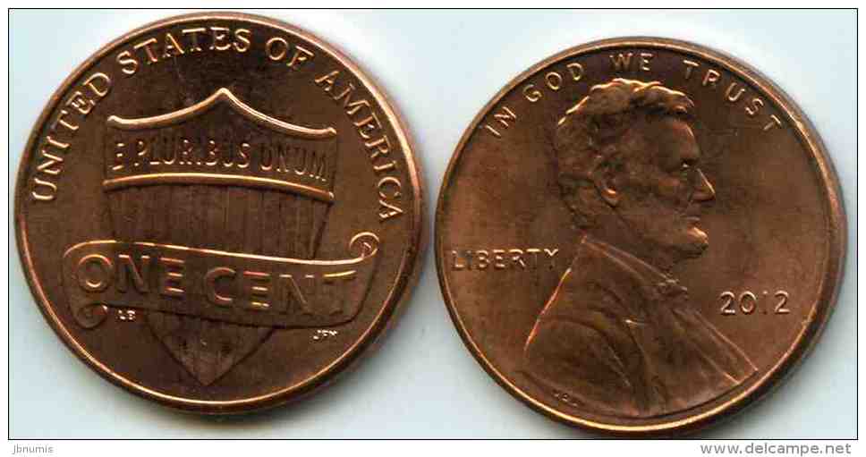 Etats-Unis USA 1 Cent 2012 KM 468 - 1959-…: Lincoln, Memorial Reverse