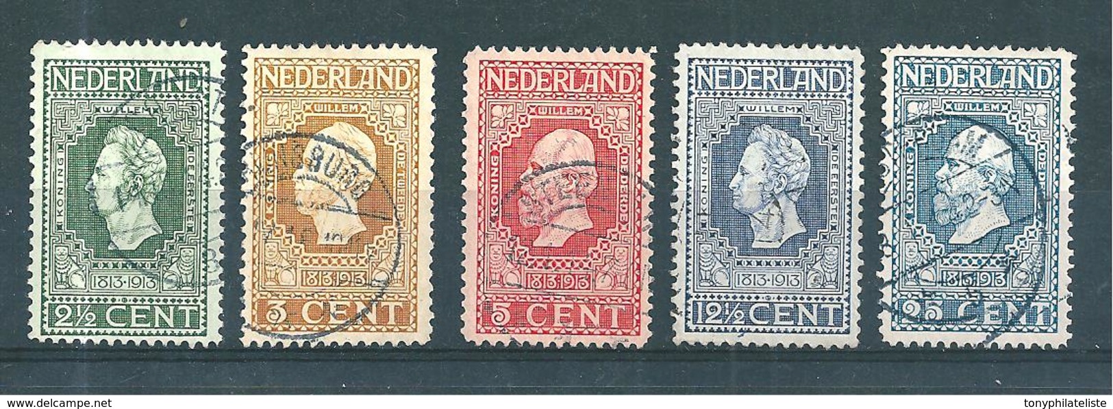 Pays Bas Timbres De 1913  N°82 A 84  Oblitérés - Oblitérés