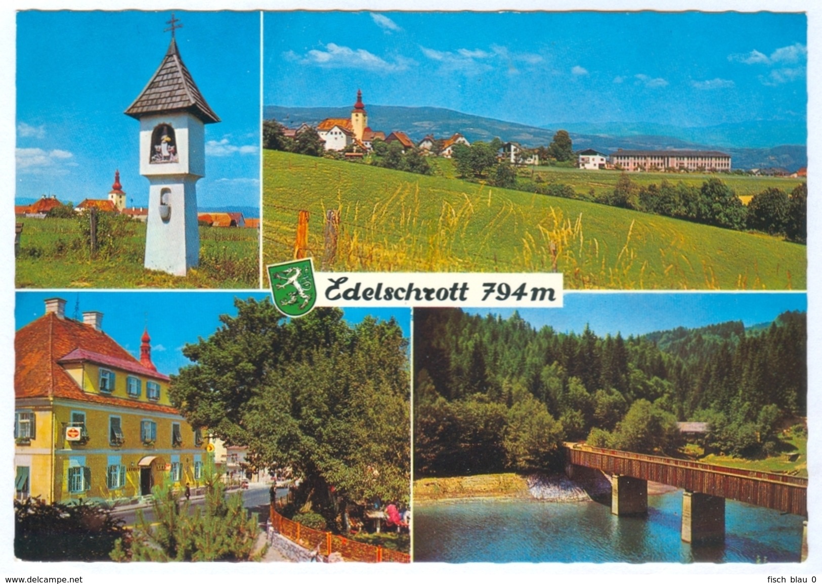 AK 8583 Edelschrott Stausee Hierzmannsperre Verlag F. Hruby West-Steiermark See Österreich Austria Ansichtskarte AUT - Edelschrott